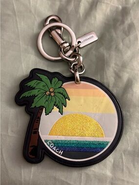 Coach Palm Tree Bag Charm